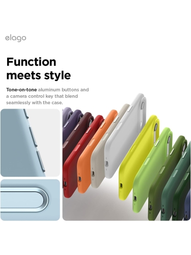 Elago для iPhone Air чехол Magnetic Silicone Sky Blue (MagSafe)