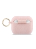 Guess для Airpods Pro 3  чехол Silicone with ring Glitter/Pink