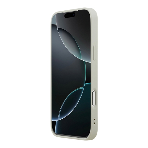 DKNY для iPhone 17 Pro Max чехол PU Repeat texture Tonal stripe Metal logo Hard Beige