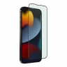 Защитное стекло Uniq OPTIX Vision care (anti-blue) для iPhone 14 | 13 | 13 Pro, черная рамка (+installer)