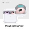 Накладки Elago Secure Fit для AirPods 3 (2021),  розовый/фиолетовый (2 пары)