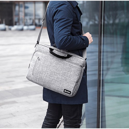 Сумка Tomtoc Navigator-A43 Laptop Shoulder Briefcase для ноутбука 15.6", серая