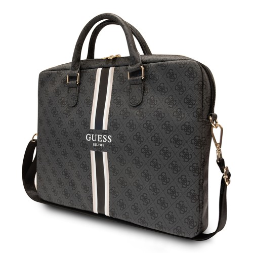 Сумка Guess 4G Stripes Bag для ноутбуков 15-16 дюймов, черная