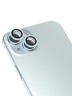 BlueO стекло для iPhone 15/15 Plus Camera lens Armor metal 2 шт. Blue (+installer)