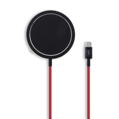 Ferrari Беспроводное СЗУ MagSafe Wireless charger 15W Round Black