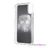 Чехол Karl Lagerfeld Liquid Glitter Iconic Hard для iPhone X/XS, черный