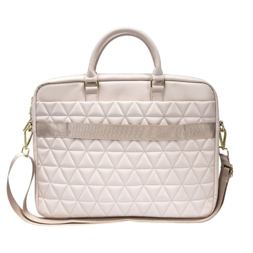 Сумка Guess Quilted для ноутбука до 15 дюймов, розовая