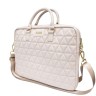 Сумка Guess Quilted для ноутбука до 15 дюймов, розовая