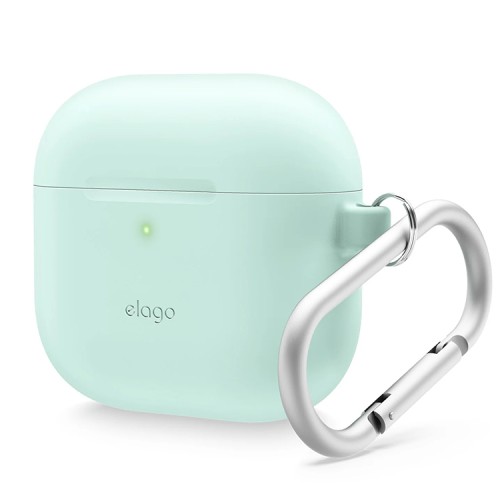 Elago для AirPods 4 чехол Silicone Hang case Mint