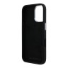 Karl Lagerfeld для iPhone 16 чехол Liquid silicone Signature Metal logo & Camera frame Hard Black