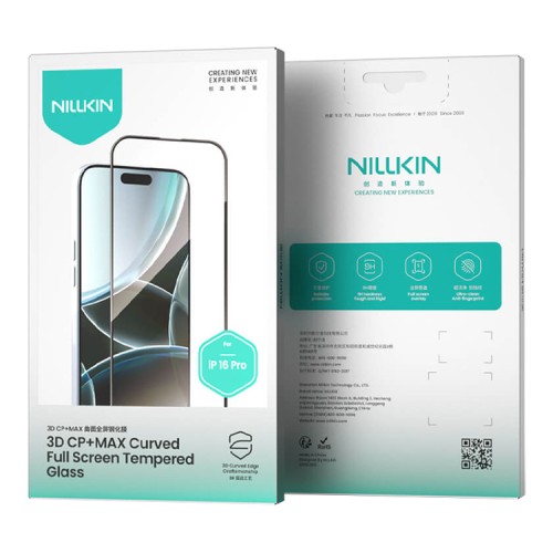 Nillkin стекло для iPhone 16 Pro, 3D CP+MAX 0.33 mm Black