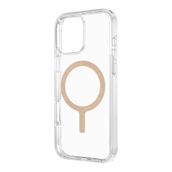 Uniq для iPhone 16 Pro Max чехол Clario Champagne Gold (MagSafe)