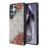 Guess для Galaxy S25 Ultra чехол PU Flowers Roses Hard Pink (MagSafe)