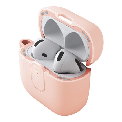 Uniq для Airpods 4 чехол CLYDE Lock case Pink