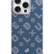 BlueO чехол для iPhone 16 Pro Kevlar Air Aramid fiber Logo Blue (MagSafe)