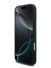 BMW для iPhone 17 Pro чехол M-series PU Carbon/Smooth Metal logo Hard Black/Grey (MagSafe)