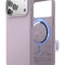Elago для iPhone 17 Pro Max чехол Magnetic Silicone Soft Purple (MagSafe)