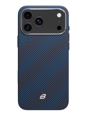 BlueO чехол для iPhone 17 Pro Max, Tactile Woven Armor Aramid fiber (Kevlar) Galaxy Blue (MagSafe)