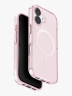 Uniq для iPhone 17 чехол Clario Primrose Pink (MagSafe)