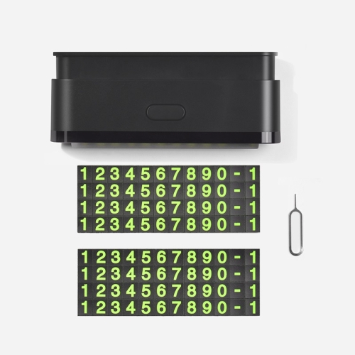 HOCO автовизитка CPH19 One-click hidden signage Black