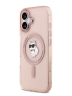 Karl Lagerfeld для iPhone 17 чехол IML NFT Choupette Hard Pink (MagSafe)