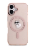 Karl Lagerfeld для iPhone 17 чехол IML NFT Choupette Hard Pink (MagSafe)