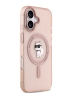 Karl Lagerfeld для iPhone 17 чехол IML NFT Choupette Hard Pink (MagSafe)