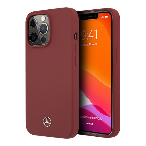 Mercedes Liquid Silicone Hard для 13 Pro Max, красный MEHCP13XSILRE