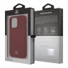 Чехол Mercedes Liquid Silicone Hard для iPhone 13 Pro Max, красный