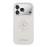Guess для iPhone 17 Pro Max чехол Saffiano Full Wrapped 4G Big Resin logo Metal Cam Hard Beige