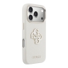 Guess для iPhone 17 Pro Max чехол Saffiano Full Wrapped 4G Big Resin logo Metal Cam Hard Beige