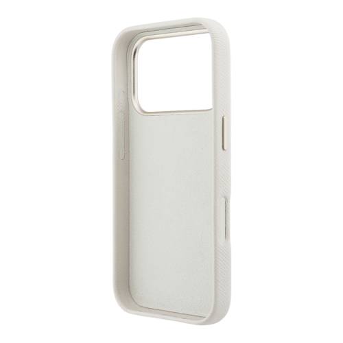 Guess для iPhone 17 Pro Max чехол Saffiano Full Wrapped 4G Big Resin logo Metal Cam Hard Beige