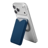 Uniq картхолдер бумажник Lyden EVO Magnetic cardholder with Stand Steel Blue
