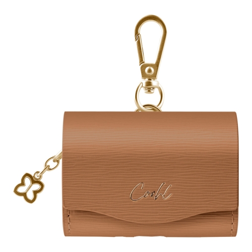 Uniq для Airpods Pro 1/2/3 чехол COEHL Mirelle Wallet case Pecan Brown