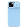 Чехол Nillkin CamShield Silky Silicone для iPhone 14, Blue Haze