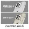 Чехол Elago DUAL для iPhone 14 Pro, белая рамка