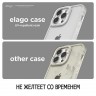 Чехол Elago DUAL для iPhone 14 Pro, белая рамка