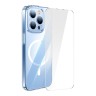 Чехол Baseus Magnetic Crystal Ultra-Thin PC case +Tempered glass для iPhone 14 Pro, прозрачный (MagSafe)