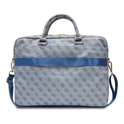Сумка Guess 4G Stripes Bag для ноутбуков 15-16 дюймов, голубая