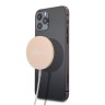 Guess Беспроводное СЗУ MagSafe Wireless charger 15W Script logo Gold