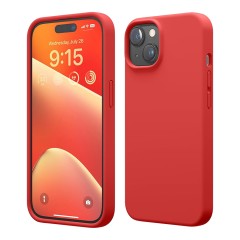 Elago для iPhone 15 Plus чехол Soft silicone (Liquid) Red