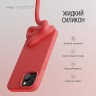 Elago для iPhone 15 Plus чехол Soft silicone (Liquid) Red