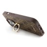 Guess для iPhone 15 Pro чехол PU 4G + Ring Hard Brown