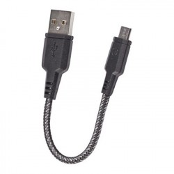 Кабель EnergEA Nylotough micro-USB (0.16 м), черный