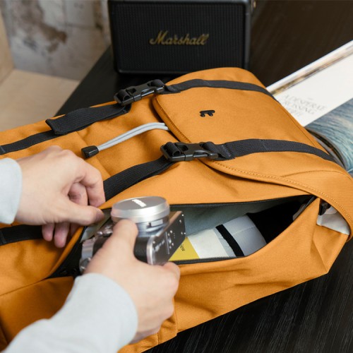 Tomtoc Travel рюкзак VintPack-TA1 M Laptop Backpack 15.6"/22L Yellow