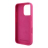 Karl Lagerfeld для iPhone 16 Pro чехол Liquid silicone RSG logo Fuchsia