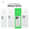 Elago для iPhone 16 Pro чехол Soft silicone (Liquid) Deep Purple
