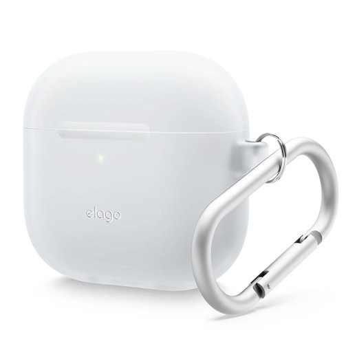 Elago для AirPods 4 чехол Silicone Hang case Nightglow Blue