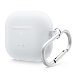 Elago для AirPods 4 чехол Silicone Hang case Nightglow Blue