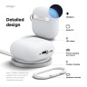 Elago для AirPods 4 чехол Silicone Hang case Nightglow Blue